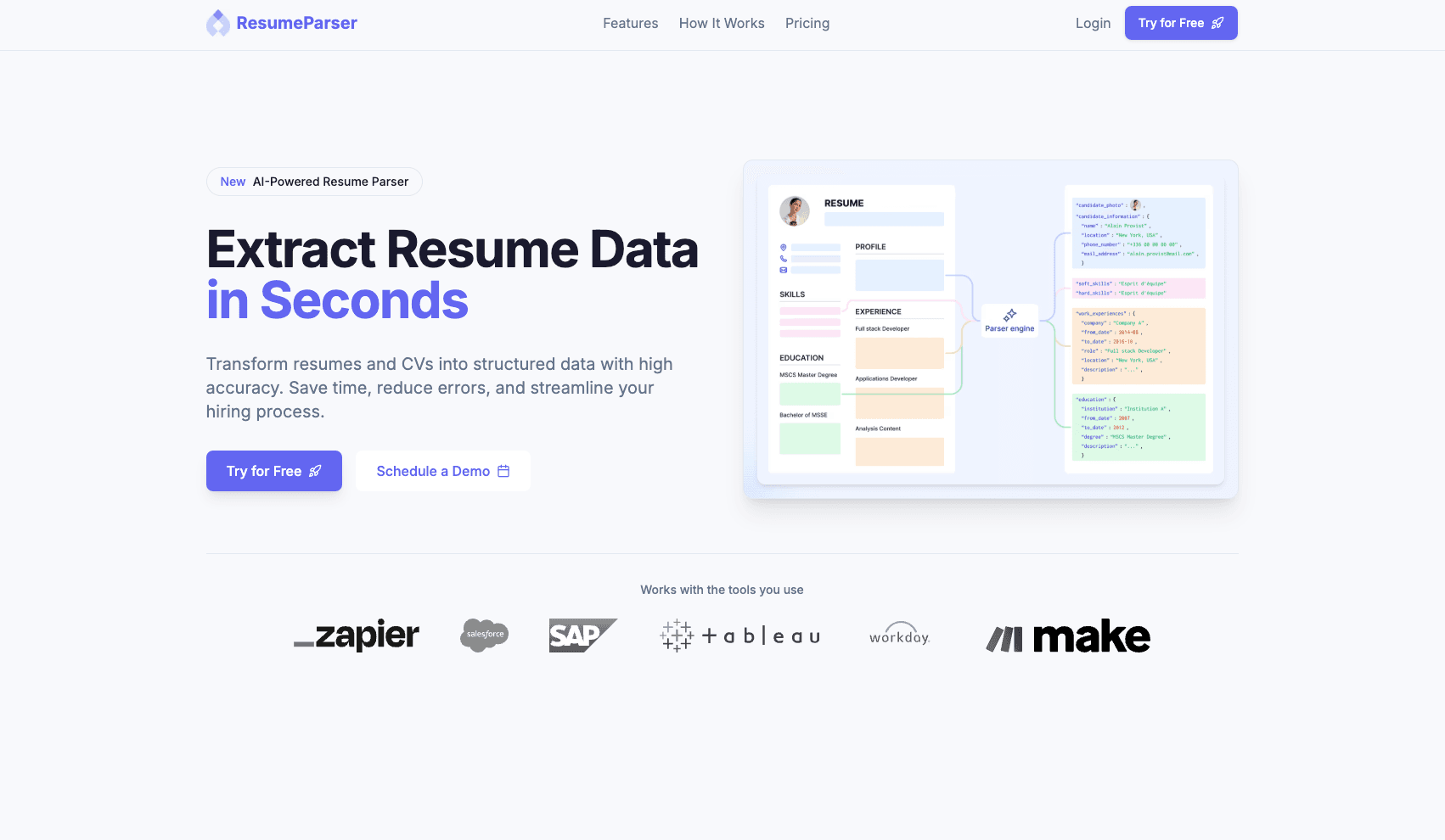 OnlineResumeParser